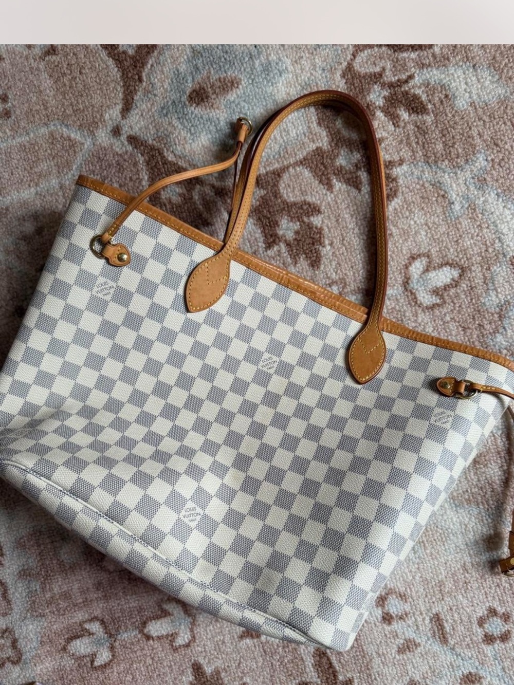 Louis Vuitton neverfull mm Damier Azur